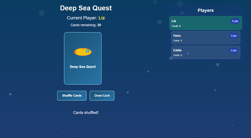 Deep Sea Quest 화면